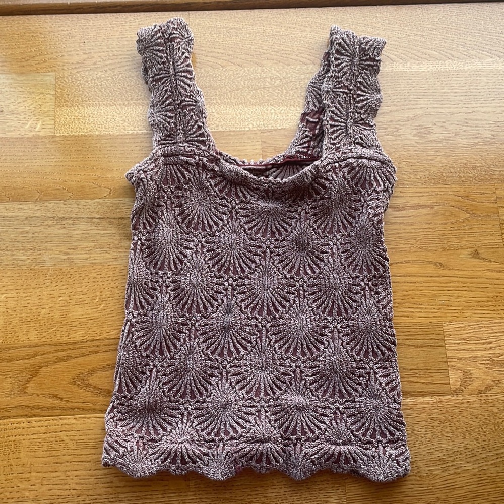 Free people love letter cami in sable size XS/S, never been worn